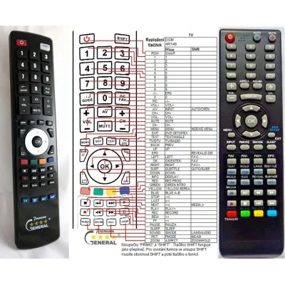 DGM AR148 - dálkový ovladač - náhrada kompatibilní