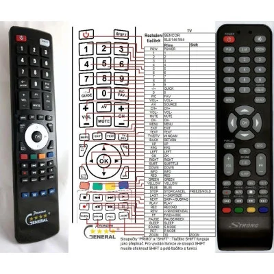 STRONG SRT24HX1001, SRT32HX1001 - dálkový ovladač - náhrada kompatibilní