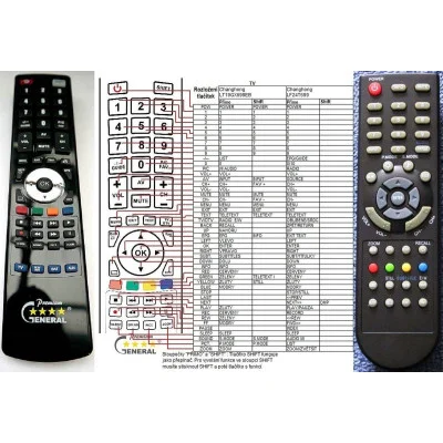 SENCOR SLT2214DVBT - dálkový ovladač - náhrada kompatibilní