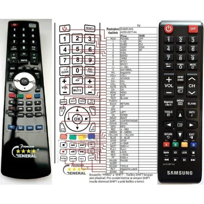 SAMSUNG AA59-00714A - dálkový ovladač - náhrada kompatibilní
