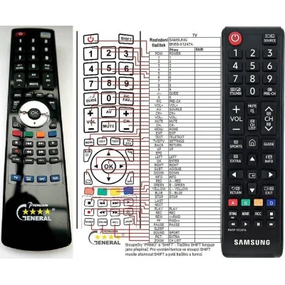 SAMSUNG BN59-01247A - dálkový ovladač - náhrada kompatibilní