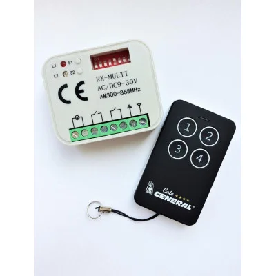 RX MULTI externí rádiový přijímač  plus   GATE pro brány a vrata SADA kompatibilní
