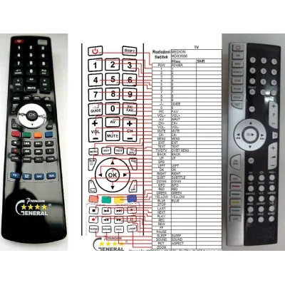 MEDION MD83688 - dálkový ovladač - náhrada kompatibilní