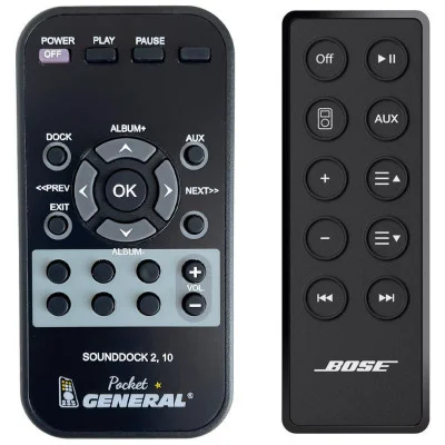 BOSE SOUNDDOCK 2, SOUNDDOCK 10 - dálkový ovladač - duplikát kompatibilní