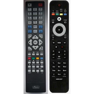 Philips RCPF04E09B, RC4709/01, YKF256-001B, 242254902362  náhradní dálkový ovladač Classic kompatibilní