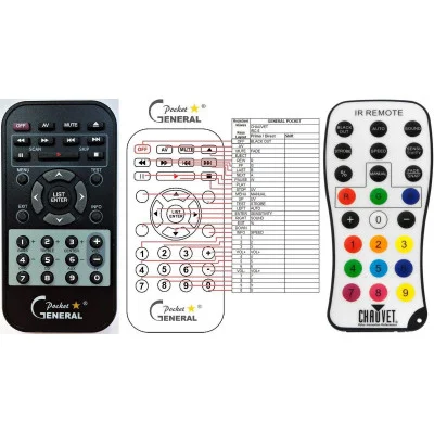 CHAUVET IRC-6 - dálkový ovladač - náhrada kompatibilní