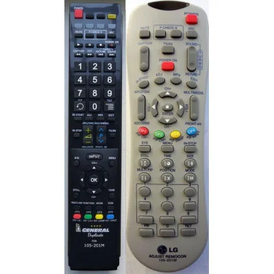 LG 105-201M - dálkový ovladač, duplikát kompatibilní