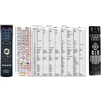 LG AKB32631404 - dálkový ovladač - náhrada kompatibilní