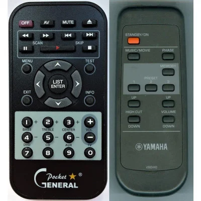 YAMAHA V983440 - dálkový ovladač - náhrada kompatibilní