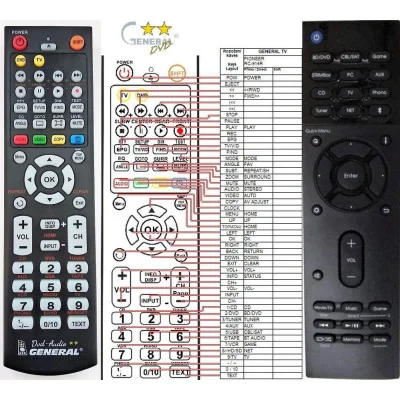 PIONEER RC-911R - dálkový ovladač - náhrada kompatibilní