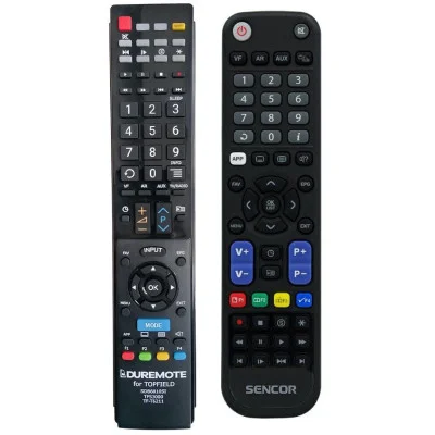 SENCOR SDB 6010SI IRDETO USB PVR - dálkový ovladač, duplikát kompatibilní