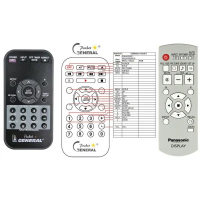 PANASONIC N2QAYB000432 - dálkový ovladač - duplikát kompatibilní