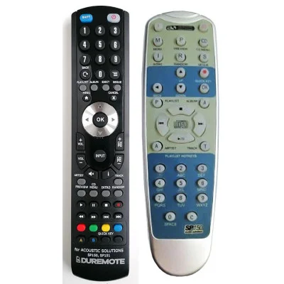 ACOUSTIC SOLUTIONS SP150, SP151 - dálkový ovladač, duplikát kompatibilní