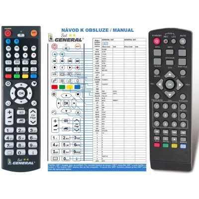 LogiSat 1300HD - dálkový ovladač - náhrada kompatibilní