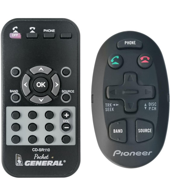 PIONEER CD-SR110 - dálkový ovladač - duplikát kompatibilní