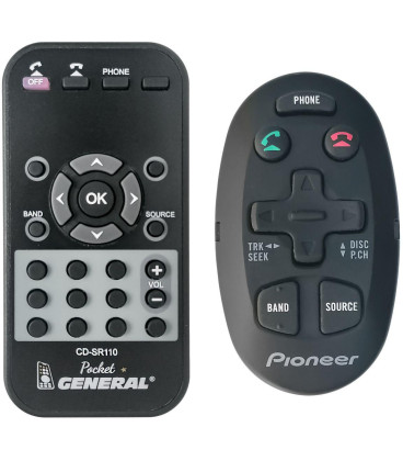 PIONEER CD-SR110 - dálkový ovladač - duplikát kompatibilní
