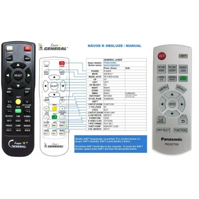 PANASONIC N2QAYB000681 - dálkový ovladač - náhrada kompatibilní