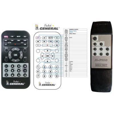 Musical Fidelity X-P100 - dálkový ovladač náhrada kompatibilní