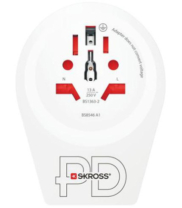 Adaptér cestovní SKROSS C20PD USB Europe pro cizince v ČR