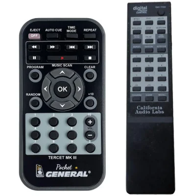 CALIFORNIA AUDIO LABS Tercet MK III - dálkový ovladač duplikát kompatibilní