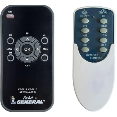 Leroy Merlin AA3, PMC52-3-1LA, Tokyo, Guillin - dálkový ovladač pro větrák, ventilátor duplikát kompatibilní