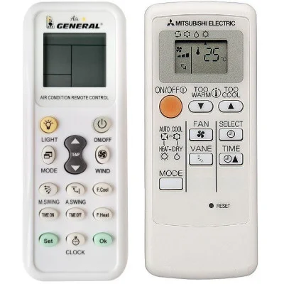 MITSUBISHI SLZ-KA25VA, SLZ-KA35VA, SLZ-KA50VA, SLZ-KA25VAL, SLZ-KA25VAL2, SLZ-KA35VAL, SLZ-KA50VAL - dálkový ovladač náhrada kom