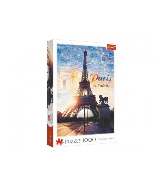Puzzle TREFL Paříž o soumraku 1000 dílků