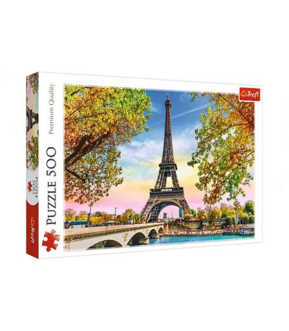 Puzzle TREFL romantická Paříž 500 dílků