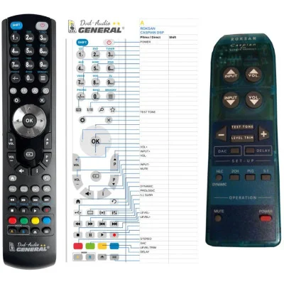 ROKSAN Caspian-DSP - dálkový ovladač náhrada kompatibilní