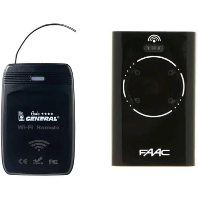Dálkový ovladač WiFi pro bránu/vrata - kompatibilní náhrada za FAAC XT RC, 433 MHZ kompatibilní