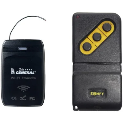 Dálkový ovladač WiFi pro bránu/vrata - kompatibilní náhrada za SOMFY LEB TMW4 kompatibilní
