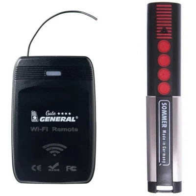 Dálkový ovladač WiFi pro bránu/vrata - kompatibilní náhrada za SOMMER SLIDER 4020 TX03-868-4 kompatibilní