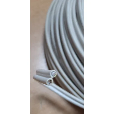 DIGITÁLNÍ koaxiální kabel satelitní kabel 50m dvojitý plochý 100dB FULL HD měděný Ultra HD