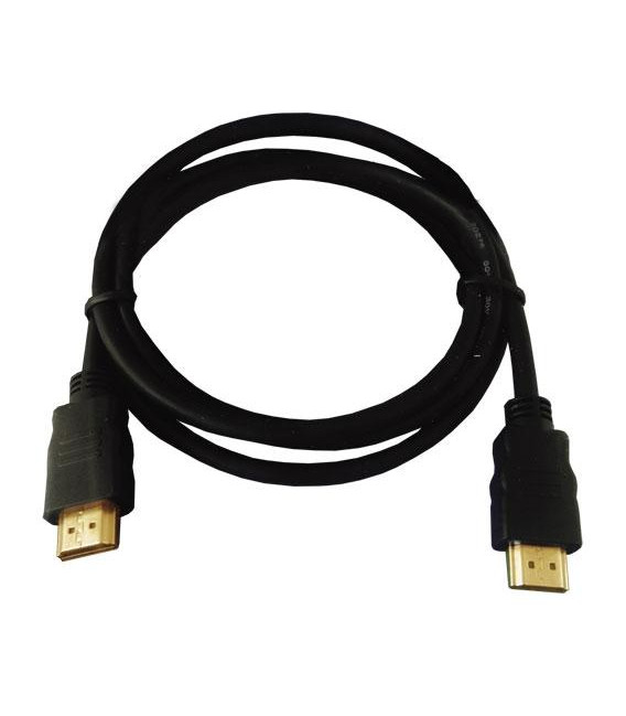 Kabel HDMI - HDMI 1m (gold,ethernet)