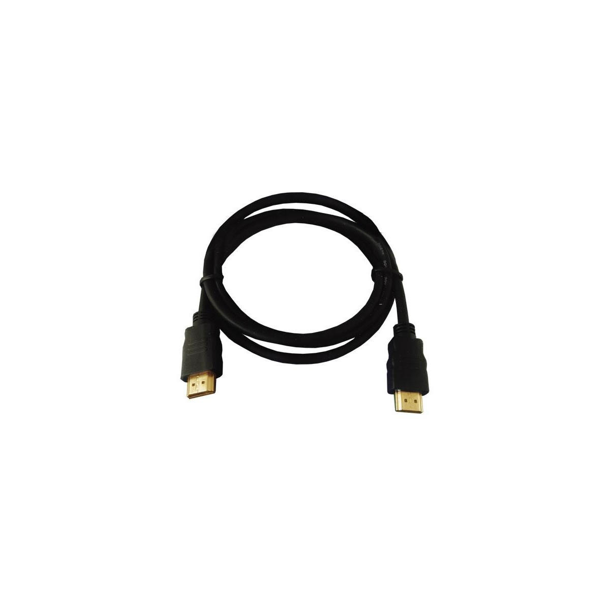Kabel HDMI - HDMI 1m (gold,ethernet)