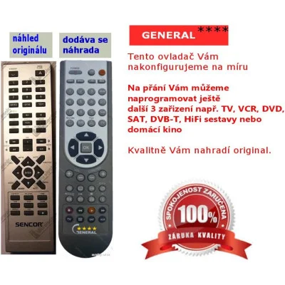 SENCOR - SHC-XD020 náhradní dálkový ovladač