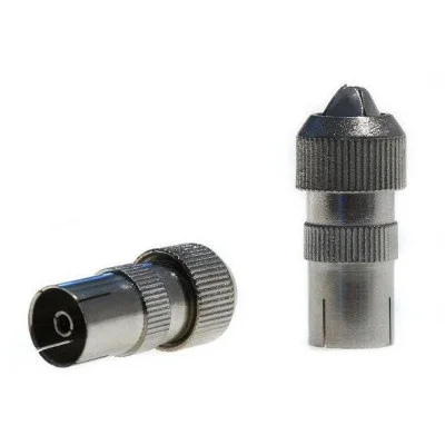 Konektor anténní přímý kovový - samice