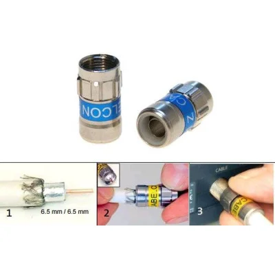 Konektor Cabelcon F-56 5.1 ZN samoutahovací