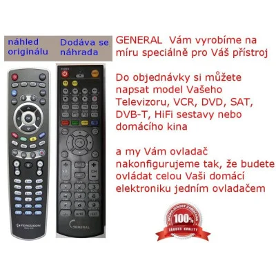 Ferguson RCU-510 - Náhradní dálkový ovladač