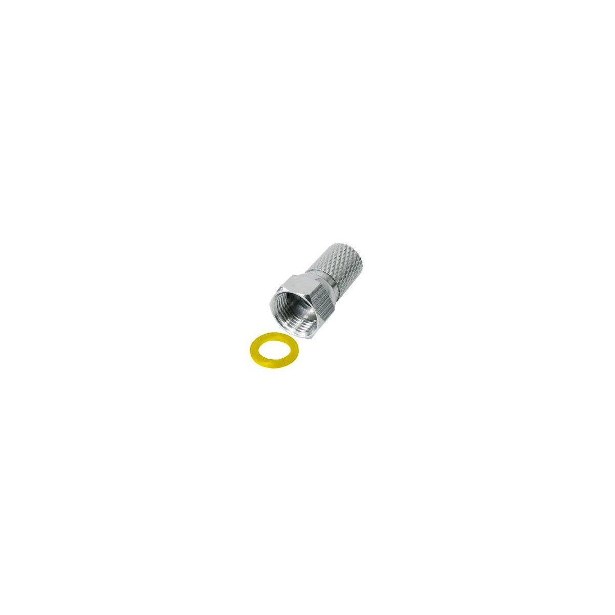 Konektor F 7 mm s gumovým těsněním