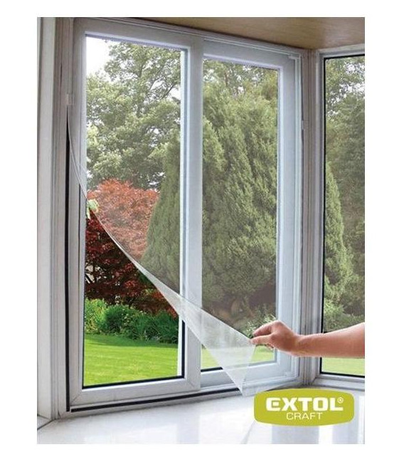 Sieť okenné proti hmyzu 130x150cm, biela EXTOL CRAFT