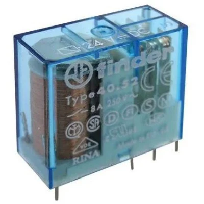 Relé 24V 8A/250VAC 2x přep. RELEF4052-24