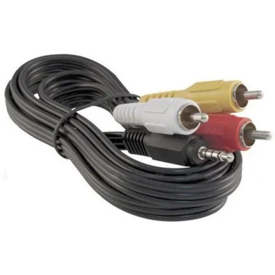 Šňůra Jack 3.5 stereo 4pin - 3xCINCH 3,0m