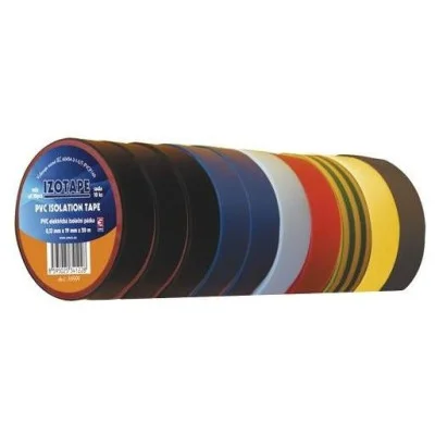 Izolační páska PVC 19/20m barevný mix 10ks