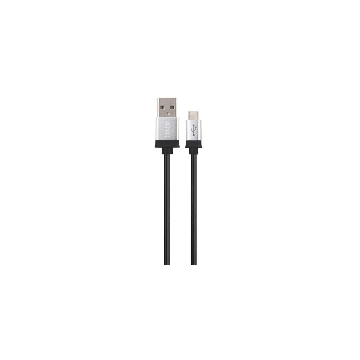More about Kabel USB - Micro USB, černo-stříbrný 2m YENKEE YC