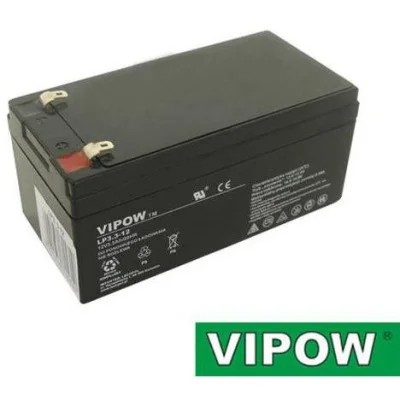 Baterie Olověná 12V/ 3.3Ah VIPOW Bezúdržbový Akumu
