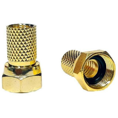 Konektor F 7 Mm S Gumkou GOLD