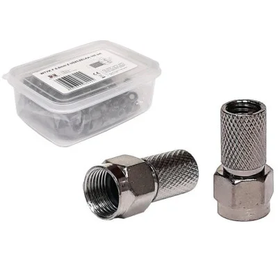 Konektor F 6,8 Mm S Gumovým Těsněním 100ks V Krabi