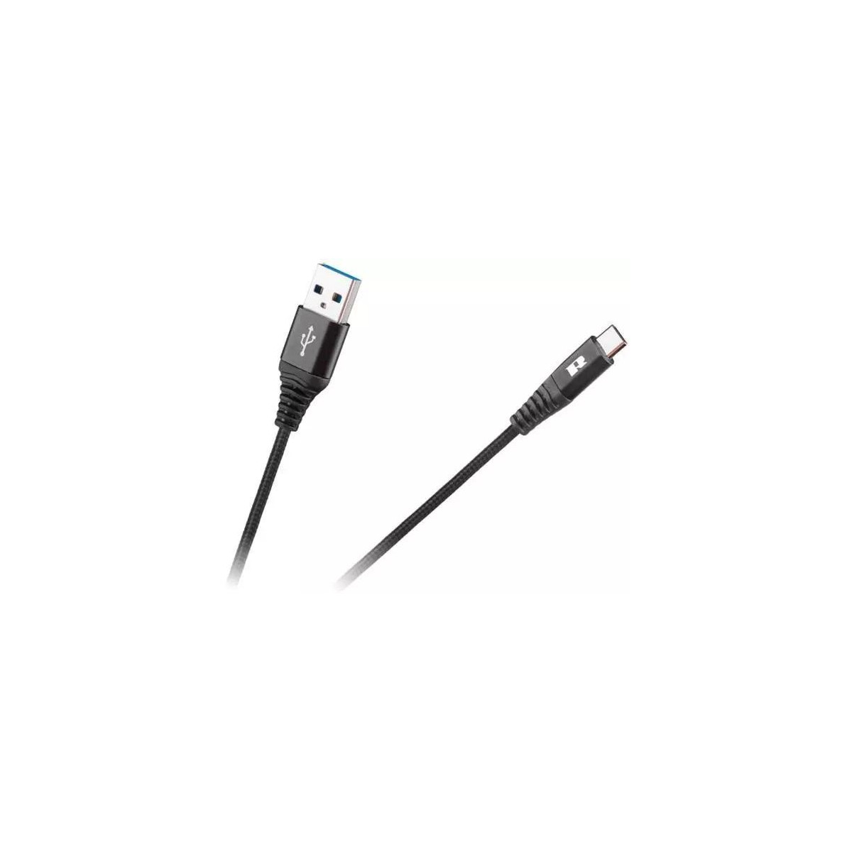 Kabel REBEL USB/USB-C Černý 0,5m