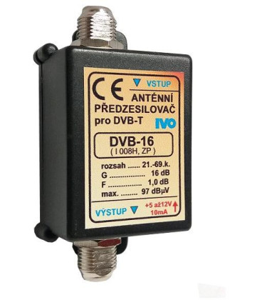 Ivo DVB-16 Zesilovač 16dB (5-12V)